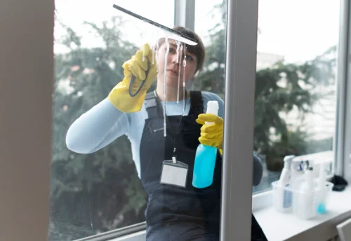 Nettoyage de vitres intérieures et extérieures à la Bazoque